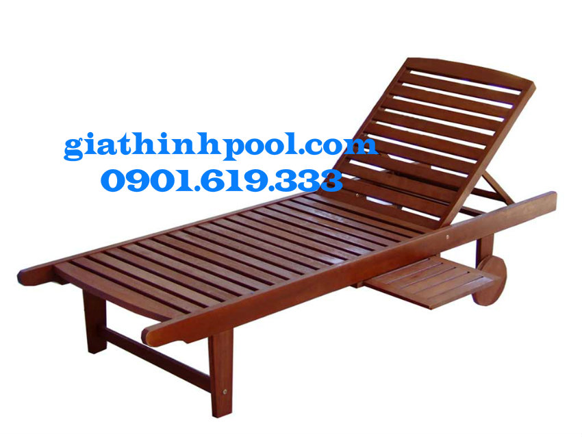 ghế tắm nắng bằng gỗ